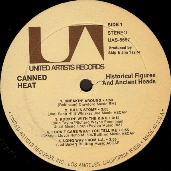 Canned Heat : Historical Figures And Ancient Heads (LP, Album)