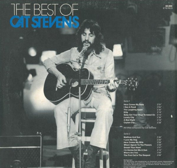 Cat Stevens : The Best Of Cat Stevens (LP, Comp, Club)