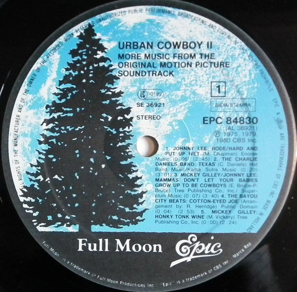 Various : Urban Cowboy II (More Music From The Original Motion Picture Soundtrack) (LP, Album, Comp)