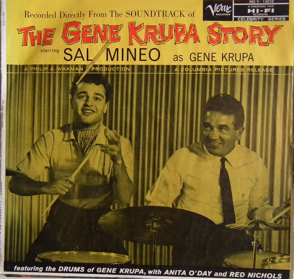 Gene Krupa With Anita O'Day And Red Nichols : The Gene Krupa Story (LP, Album)