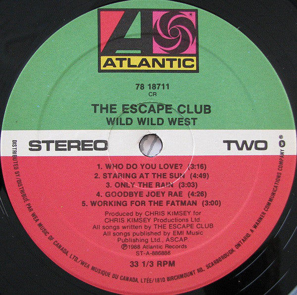 The Escape Club : Wild Wild West (LP, Album)