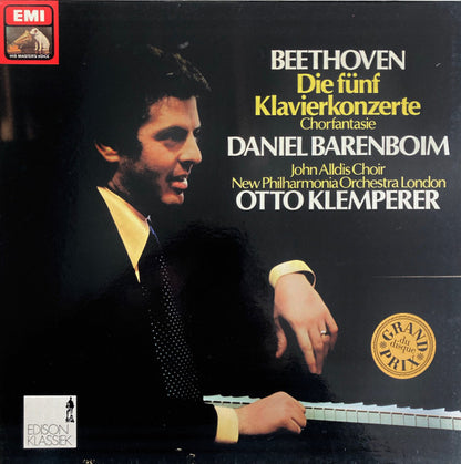 Ludwig van Beethoven, Daniel Barenboim, John Alldis Choir, New Philharmonia Orchestra, Otto Klemperer : Die Fünf Klavierkonzerte, Chorfantasie (4xLP + Box, RE)