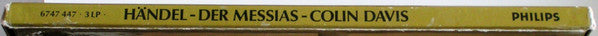 Georg Friedrich Händel - Sir Colin Davis - London Symphony Orchestra - London Symphony Chorus - Heather Harper - Helen Watts - John Wakefield - John Shirley-Quirk : Der Messias (3xLP + Box)