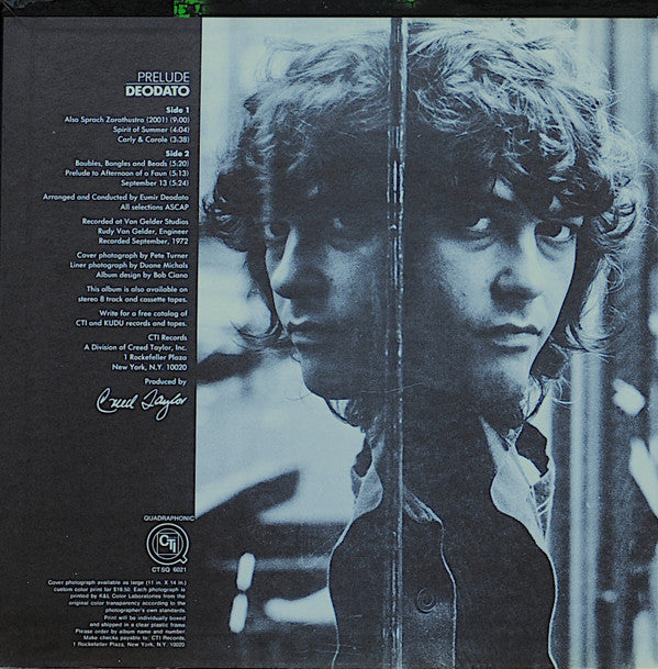 Eumir Deodato : Prelude (LP, Album, Quad, Ter)