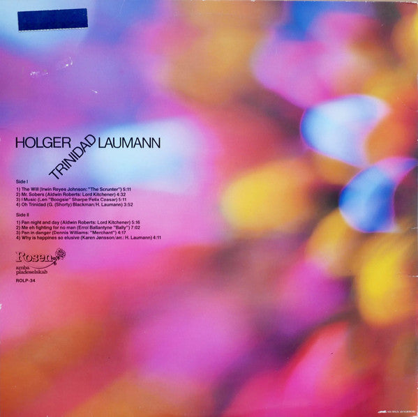 Holger Laumann Featuring Felix Ceasar, Lennox "Boogsie" Sharpe, Raf Robertson, Andy Phillips, Michael Tobas, Tony Voisin : Trinidad (LP, Album)