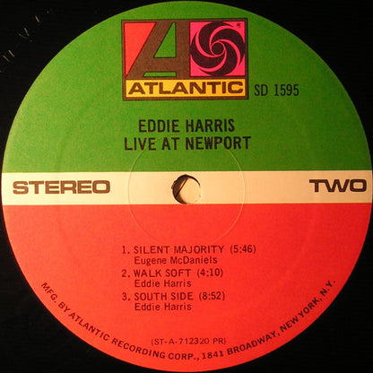 Eddie Harris : Live At Newport (LP, Album, PR)