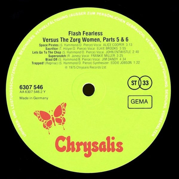 Various : Flash Fearless Versus The Zorg Women Parts 5 & 6 (LP, Album)