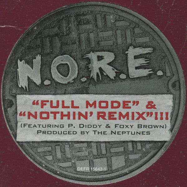 N.O.R.E. : Full Mode / Nothin' (Remix) (12", Promo)