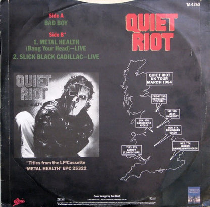 Quiet Riot : Bad Boy (12", Single)