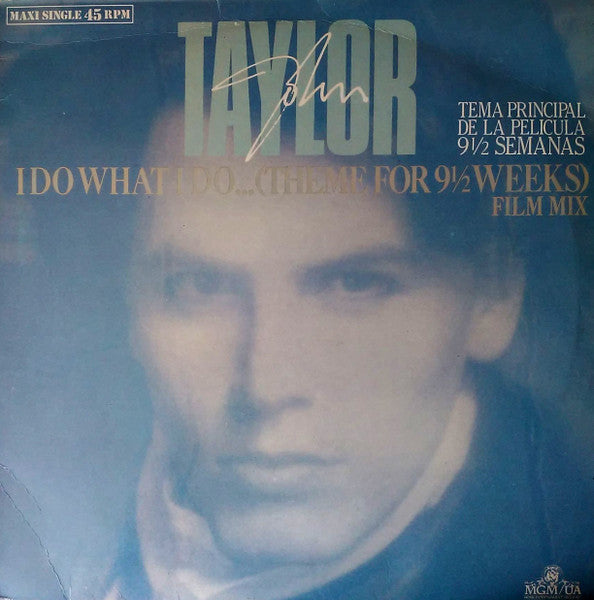 John Taylor : I Do What I Do (12", Maxi)