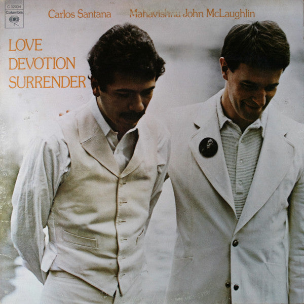 Carlos Santana - John McLaughlin : Love Devotion Surrender (LP, Album, Gat)