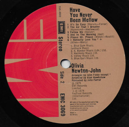 Olivia Newton-John : Have You Never Been Mellow (LP, Album)