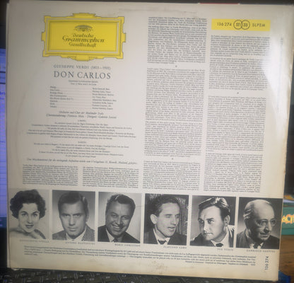 Giuseppe Verdi, Gabriele Santini (2), Orchestra Del Teatro Alla Scala, Coro Del Teatro Alla Scala : Don Carlos (LP)