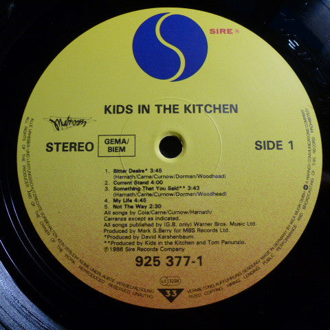 Kids In The Kitchen : Kids In The Kitchen (LP, Album)