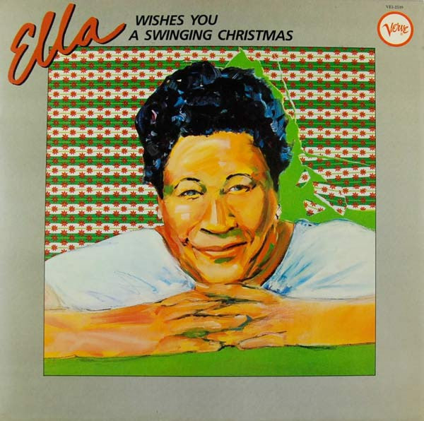 Ella Fitzgerald : Ella Wishes You A Swinging Christmas (LP, Album, RE)