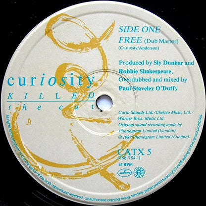 Curiosity Killed The Cat : Free (12", Single)