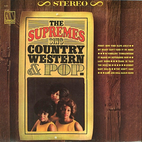 The Supremes : Sing Country Western & Pop (LP, Album)