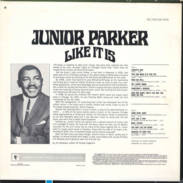 Little Junior Parker : Like It Is (LP, Mono)