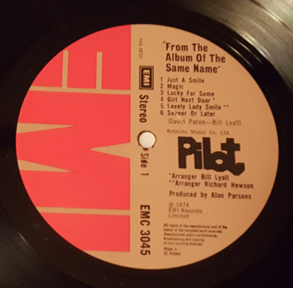 Pilot : From The Album Of The Same Name (LP, Album)