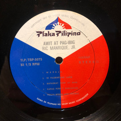 Ric Manrique Jr. : Awit At Pag-Ibig (LP)