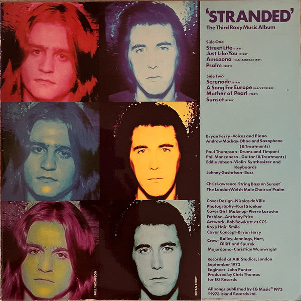 Roxy Music : Stranded (LP, Album, Gat)