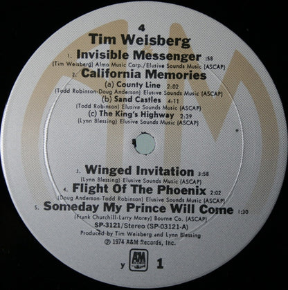 Tim Weisberg : 4 (LP, Album, RE)