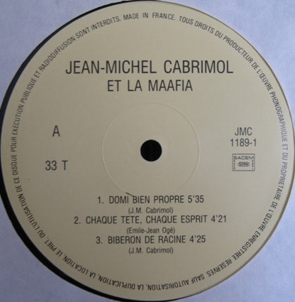 Jean-Michel Cabrimol Et La Mafia : Jean-Michel Cabrimol Et La Maafia (LP)