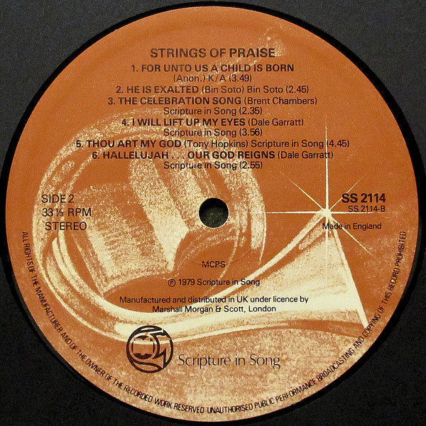 David And Dale Garratt : Strings Of Praise (LP)