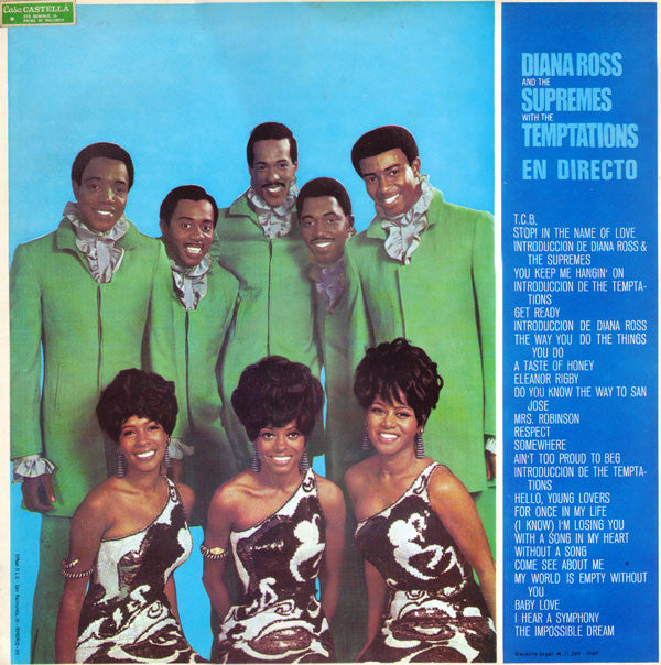 The Supremes With The Temptations : En Directo (LP, Album)