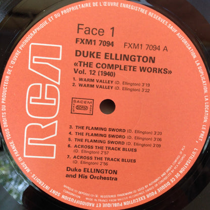 Duke Ellington And His Orchestra : The Works Of Duke   Integrale  Volume 12 (LP)