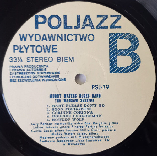 Muddy Waters Blues Band : The Warsaw Session 1 (LP, Album)