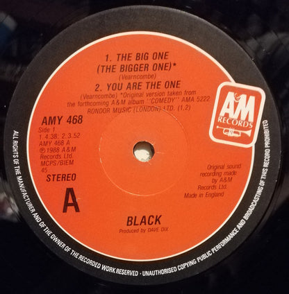 Black (2) : The Big One (12", Single)