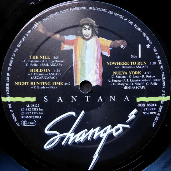 Santana : Shango (LP, Album)