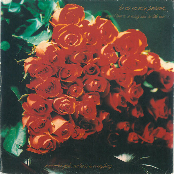 'La Vie En Rose' Presents Miquel Brown : So Many Men, So Little Time (7")