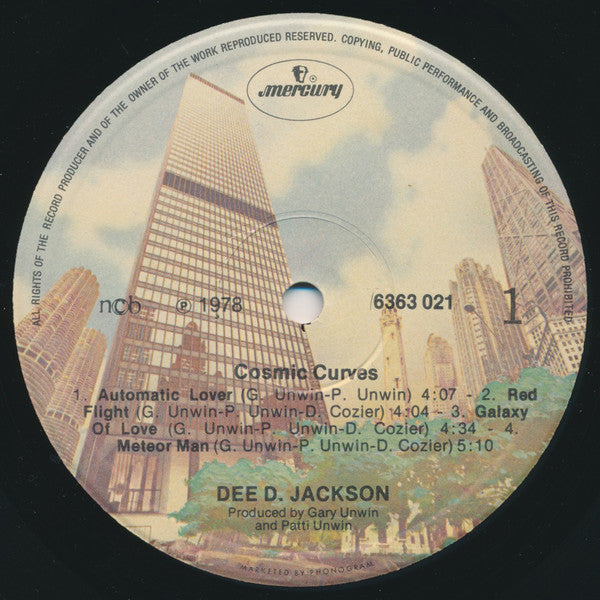 Dee D. Jackson : Cosmic Curves (LP, P/Mixed)