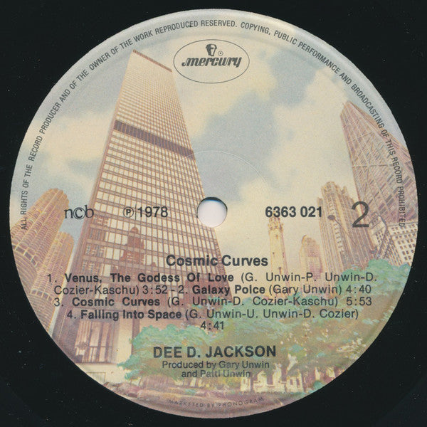Dee D. Jackson : Cosmic Curves (LP, P/Mixed)