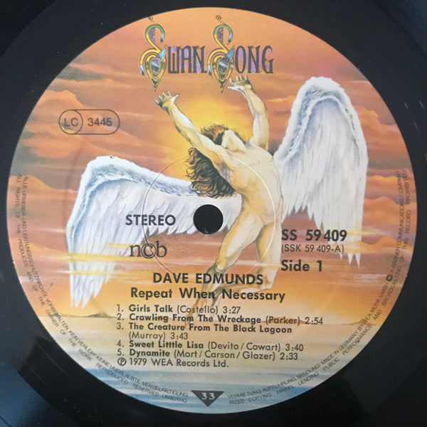 Dave Edmunds : Repeat When Necessary (LP, Album)