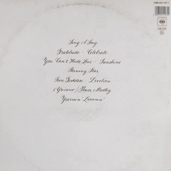 Earth, Wind & Fire : Gratitude (2xLP, Album, RE, Gat)