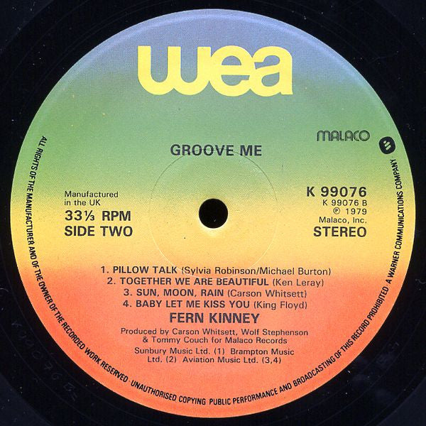 Fern Kinney : Groove Me (LP, Album)