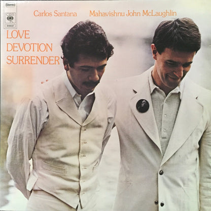 Carlos Santana / John McLaughlin : Love Devotion Surrender (LP, Album, Gat)