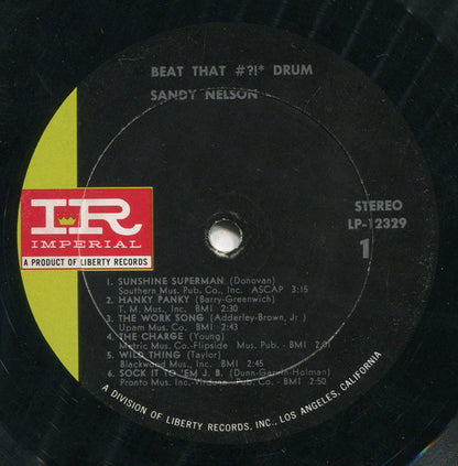 Sandy Nelson : Beat That #?!* Drum (LP, Album)