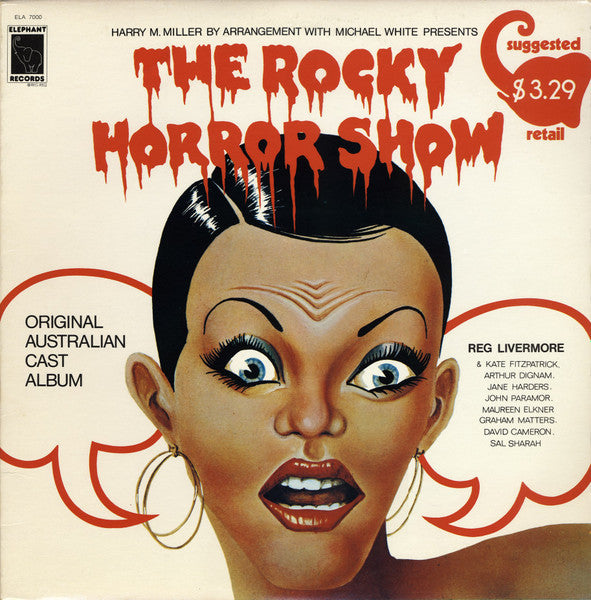 "The Rocky Horror Show" Original Australian Cast : The Rocky Horror Show: Original Australian Cast Album (LP, Album)