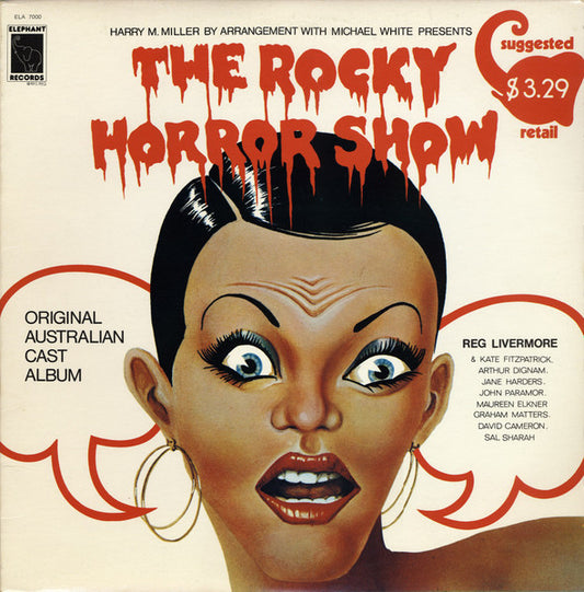 "The Rocky Horror Show" Original Australian Cast : The Rocky Horror Show: Original Australian Cast Album (LP, Album)