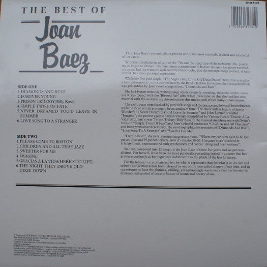 Joan Baez : The Best Of Joan Baez (LP, Comp)