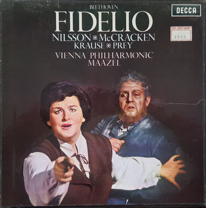 Ludwig van Beethoven, Birgit Nilsson · James McCracken, Tom Krause · Hermann Prey, Wiener Philharmoniker, Lorin Maazel : Fidelio (2xLP, RP + Box)