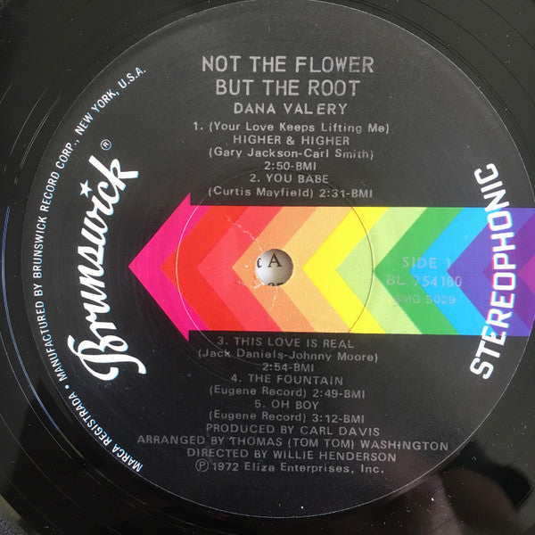 Dana Valery : Not The Flower But The Root (LP, Album)