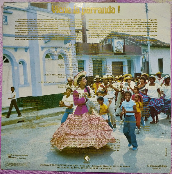 Grupo Folklorico Experimental Barlovento : Viene La Parranda Volumen 2 (LP, Album)
