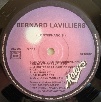 Bernard Lavilliers : Le Stéphanois (LP, Album, RE, Gat)