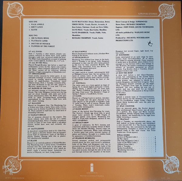 Fairport Convention : Full House (LP, Album, RE, Ora)