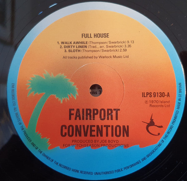 Fairport Convention : Full House (LP, Album, RE, Ora)